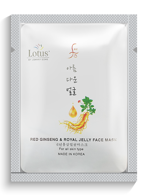 LOTUS RED GINSENG & ROYAL JELLY FACE MASK