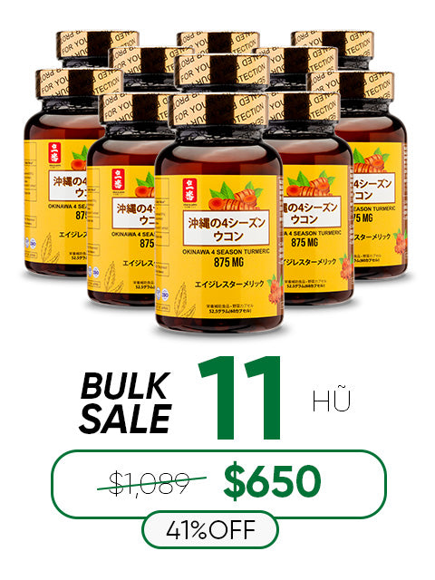 OKINAWA FOUR SEASON TURMERIC - ORGANIC NGHỆ 4 LOẠI 沖縄の四季ウコン