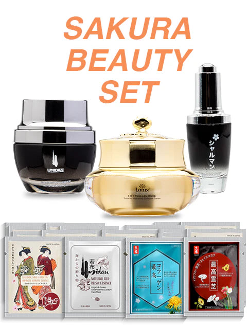 JAPANESE PREMIUM SAKURA BEAUTY SET – 桜プレミアムセット