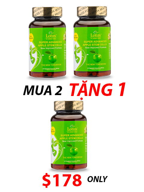 SUPER ADVANCED APPLE STEM CELLS PLUS GIẢM CÂN TỰ NHIÊN 幹細胞スリム