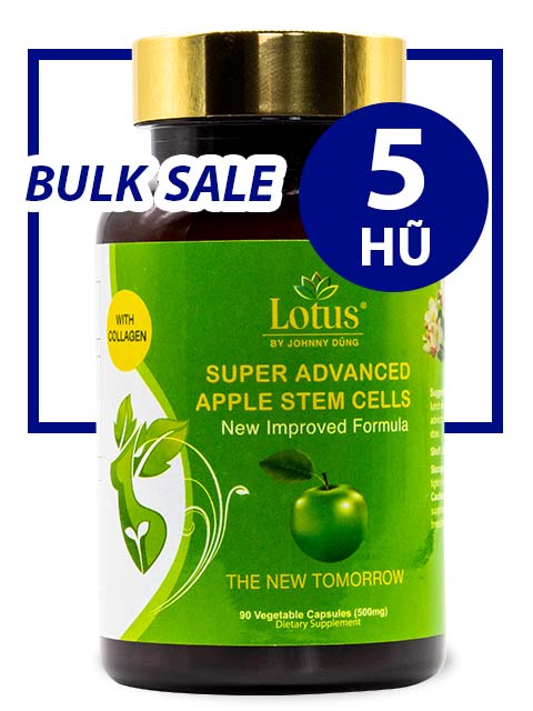 BULK SALE SAVING 5 HŨ - ADVANCED APPLE STEM CELL GIẢM CÂN THỤY SĨ