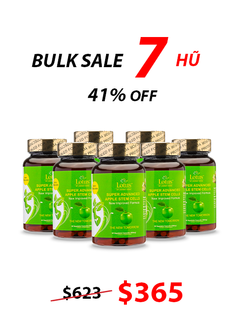 SUPER ADVANCED APPLE STEM CELLS PLUS GIẢM CÂN TỰ NHIÊN 幹細胞スリム
