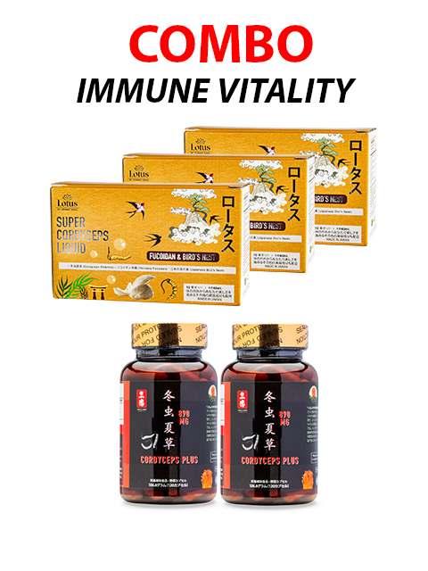 LOTUS COMBO SUPER IMMUNE VITALITY SET 黄金の活力エッセンス