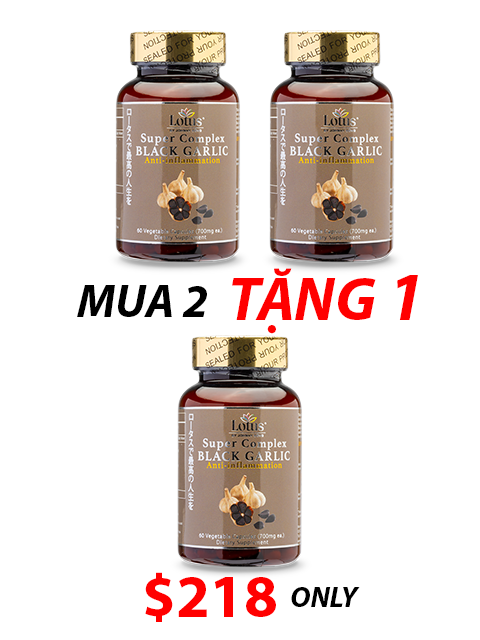 SUPER JAPANESE BLACK GARLIC & RED CURCUMIN - TỎI ĐEN NGHỆ ĐỎ黒ニンニク赤ウコン