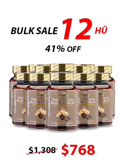 SUPER JAPANESE BLACK GARLIC & RED CURCUMIN - TỎI ĐEN NGHỆ ĐỎ黒ニンニク赤ウコン