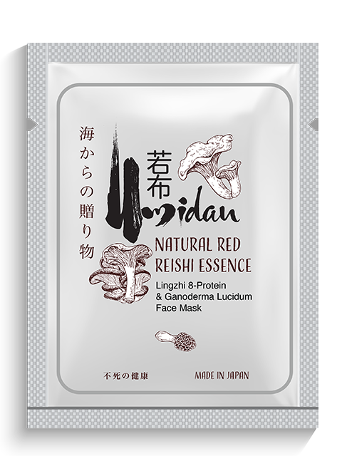JAPANESE UMIDAN LUXURY NATURAL RED REISHI FACE MASK
