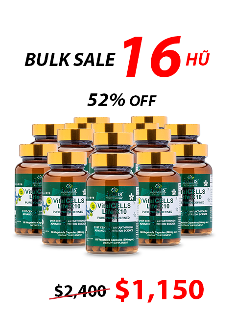 VitalCELLS LIFE X10 - TRƯỜNG SANH TỰ CHI THẢO テロメアからの生命力