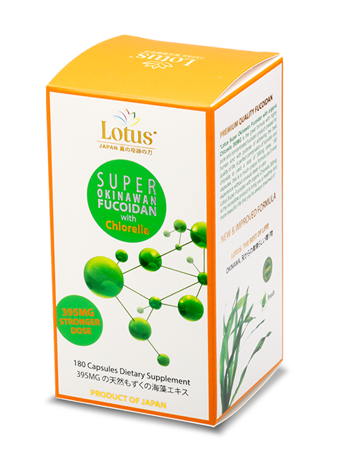 SUPER OKINAWAN FUCOIDAN CHLORELLA 395MG - 180 CAPS