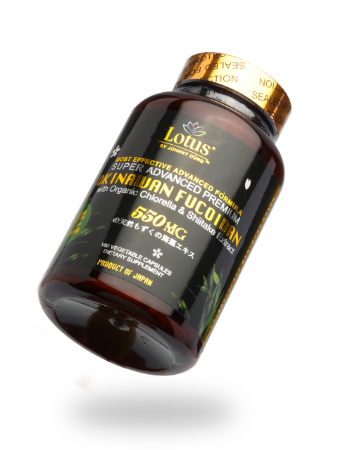 SUPER ADVANCED FUCOIDAN SHIITAKE 550MG - 180 CAPS スーパー・フコイダン 椎茸