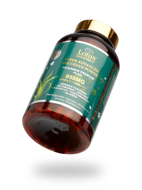 SUPER ADVANCED FUCOIDAN POWER PLUS 859MG - 180 CAPS アルテミシニンの力