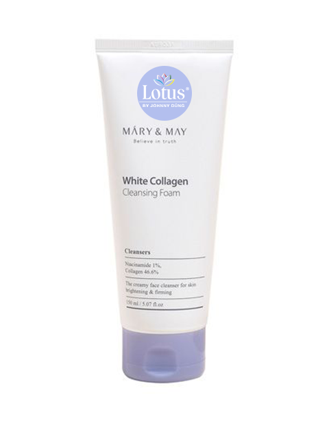 KOREAN WHITE COLLAGEN CLEANSING FOAM - 럭셔리하게 깨어나는 피부의 광채