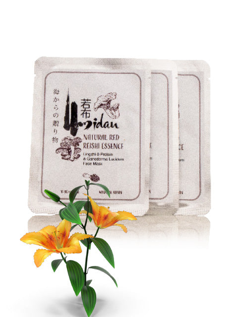 JAPANESE UMIDAN LUXURY NATURAL RED REISHI FACE MASK