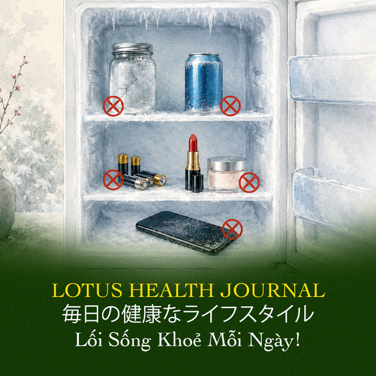 LOTUS HEALTH JOURNAL #21 - ĐÔNG LẠNH KHÔNG PHẢI LÀ GIẢI PHÁP CHO MỌI THỨ