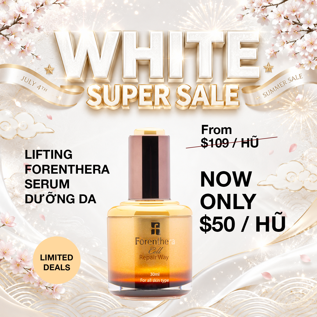 FORENTHERA LUXURY REPAIR LIFTING SERUM 포렌테라 리프팅 세럼
