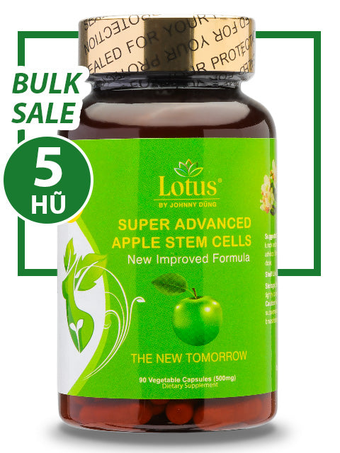 BULK SALE SAVING 5 HŨ - ADVANCED APPLE STEM CELL GIẢM CÂN THỤY SĨ