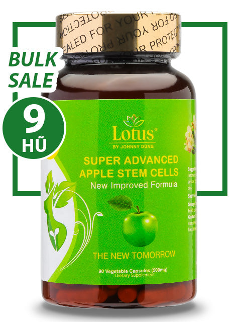 BULK SALE SAVING 9 HŨ - ADVANCED APPLE STEM CELL GIẢM CÂN THỤY SĨ