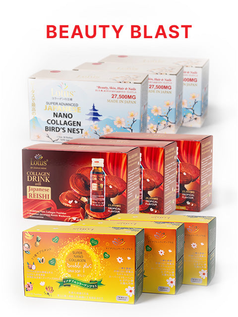 COMBO BEAUTY BLAST SUPER COLLAGEN DRINKS 9 BOXES 美の爆発ドリンク