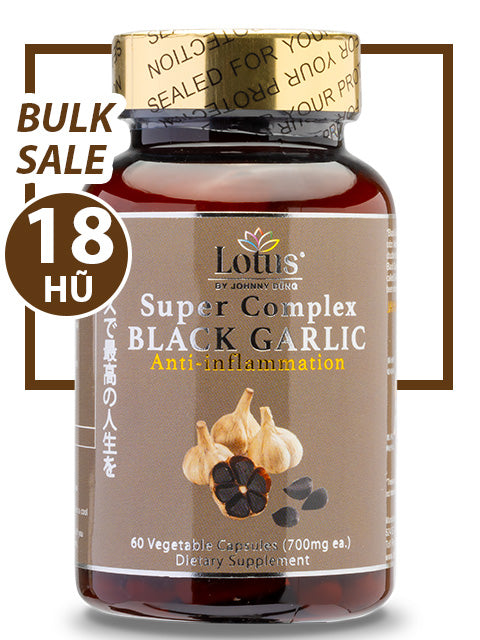 BULK SALE 18 HŨ - JAPANESE BLACK GARLIC & RED CURCUMIN, TỎI ĐEN NGHỆ ĐỎ