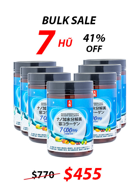 NANO BEAUTY JAPANESE PREMIUM COLLAGEN POWDER 7,500MG ナノ美容パウダー