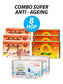 COMBO ANTI-AGING SUPER COLLAGEN DRINKS 8 BOXES アンチエイジング