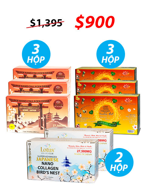COMBO ANTI-AGING SUPER COLLAGEN DRINKS 8 BOXES アンチエイジング