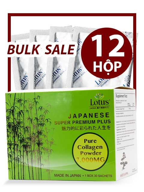 BULK 12 BOXES - JAPANESE SUPER COLLAGEN POWDER PURE 7,000MG