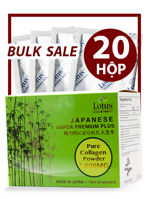 BULK 20 BOXES - JAPANESE SUPER COLLAGEN POWDER PURE 7,000MG