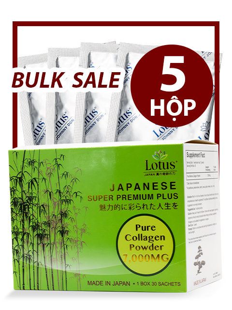 BULK 5 BOXES - JAPANESE SUPER COLLAGEN POWDER PURE 7,000MG