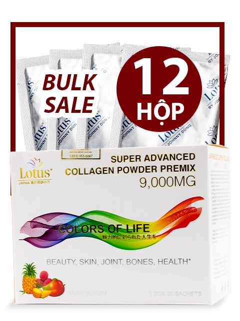 BULK 12 BOXES - JAPANESE SUPER COLLAGEN POWDER PREMIX 9,000MG