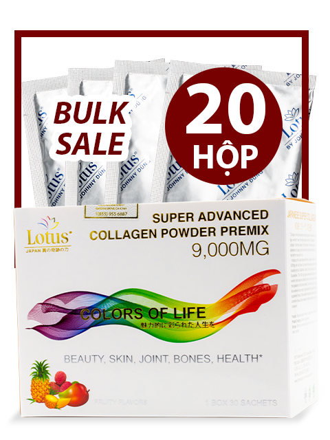 BULK 20 BOXES - JAPANESE SUPER COLLAGEN POWDER PREMIX 9,000MG