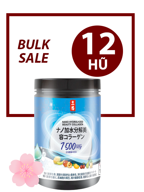 BULK 12 JARS - NANO BEAUTY PREMIUM COLLAGEN POWDER 7,500MG