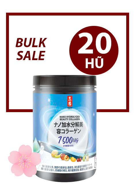 BULK 20 JARS - NANO BEAUTY PREMIUM COLLAGEN POWDER 7,500MG