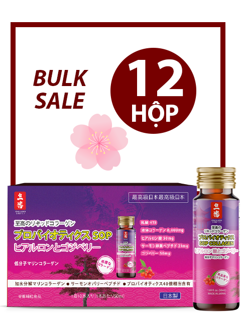 BULK SALE 12 BOXES - JAPANESE SUPER COLLAGEN HANA SOP 23,500MG