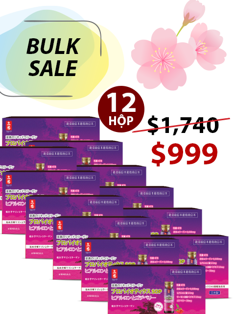 BULK SALE 12 BOXES - JAPANESE SUPER COLLAGEN HANA SOP 23,500MG