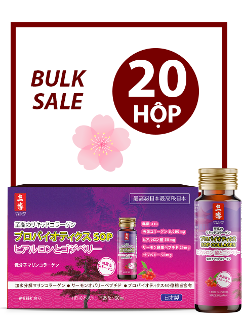 BULK SALE 20 BOXES - JAPANESE SUPER COLLAGEN HANA SOP 23,500MG