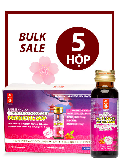 BULK SALE 5 BOXES - JAPANESE SUPER COLLAGEN HANA SOP 23,500MG