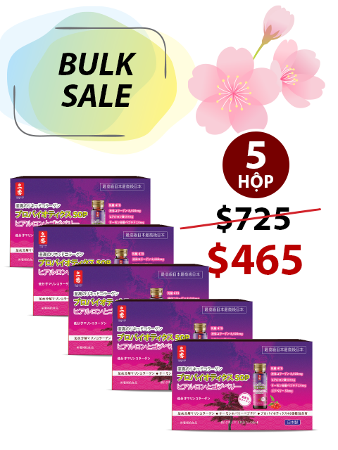 BULK SALE 5 BOXES - JAPANESE SUPER COLLAGEN HANA SOP 23,500MG