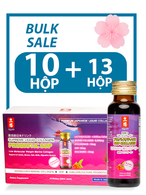 BULK SALE 10 BOXES - JAPANESE SUPER COLLAGEN HANA SOP 23,500MG