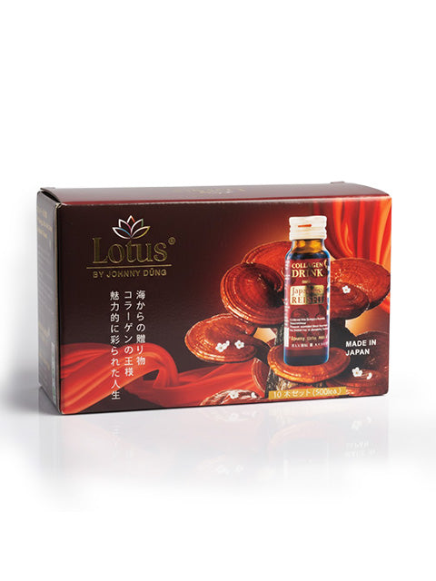 JAPANESE SUPER COLLAGEN REISHI GLUCOSAMINE 25,000MG 極上赤霊芝