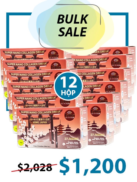 BULK 12 BOXES - SUPER COLLAGEN REISHI PLUS 27,500MG