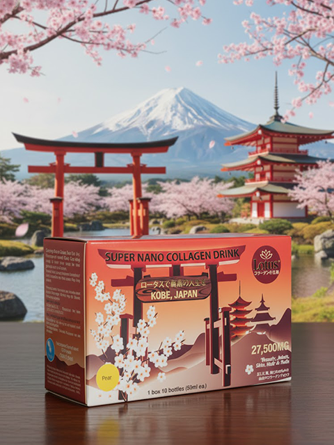 JAPANESE SUPER COLLAGEN REISHI PLUS 27,500MG - HOA ANH ĐÀO SAKURA 桜花エキス