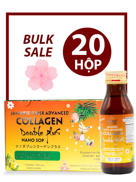 BULK 20 BOXES - JAPANESE SUPER COLLAGEN DNA PLUS TRỨNG CÁ HỒI SOP