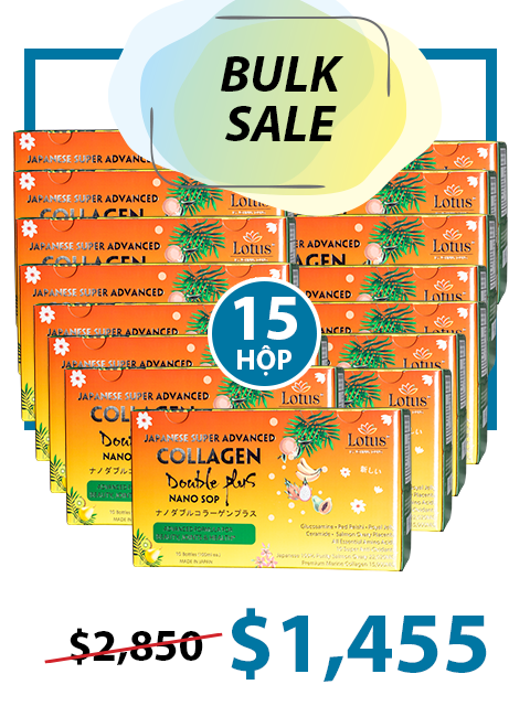 BULK 15 BOXES - JAPANESE SUPER COLLAGEN DNA PLUS TRỨNG CÁ HỒI SOP