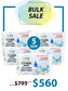 BULK 5 BOXES - SUPER COLLAGEN TỔ YẾN TRÀ HOA NỮ PLUS 27,500MG
