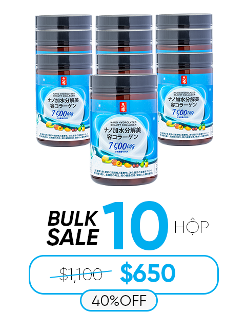 NANO BEAUTY JAPANESE PREMIUM COLLAGEN POWDER 7,500MG ナノ美容パウダー