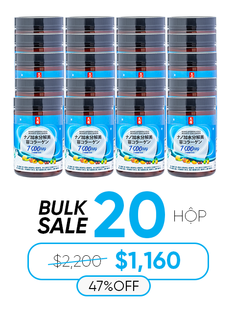 NANO BEAUTY JAPANESE PREMIUM COLLAGEN POWDER 7,500MG ナノ美容パウダー