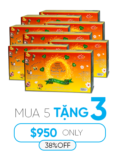 JAPANESE SUPER COLLAGEN DNA PLUS SOP WITH REISHI 北海道サーモン卵