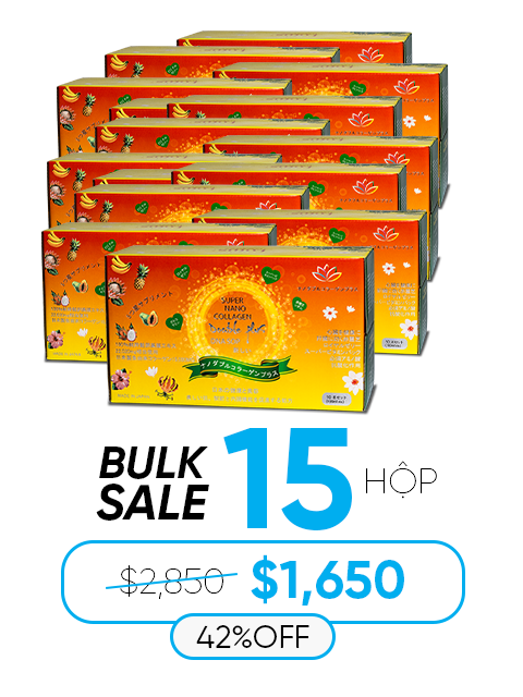 JAPANESE SUPER COLLAGEN DNA PLUS SOP WITH REISHI 北海道サーモン卵