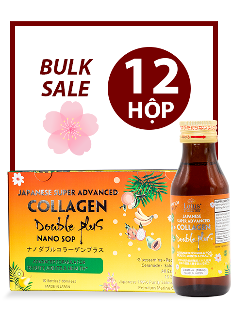 BULK 12 BOXES - JAPANESE SUPER COLLAGEN DNA PLUS TRỨNG CÁ HỒI SOP