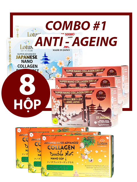 BULK 8 BOXES - LOTUS COMBO #1 SUPER COLLAGEN DRINKS